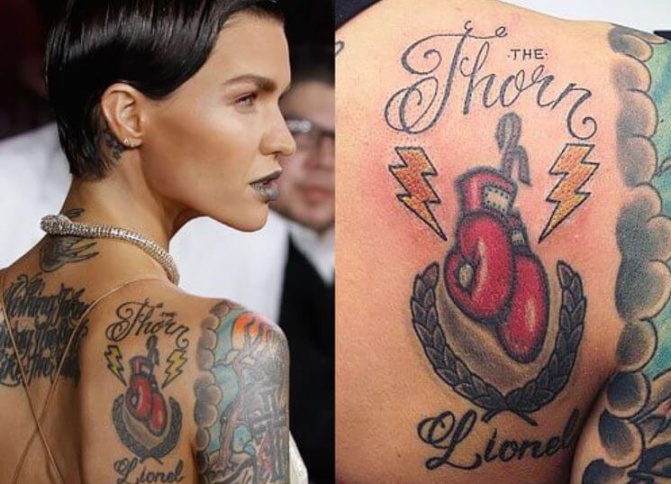 Complete List Of Ruby Rose Tattoos With Meaning Pictures