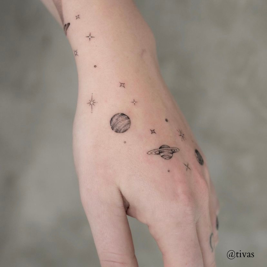 Amazing Saturn Tattoos Ideas And Designs Tattoosboygirl