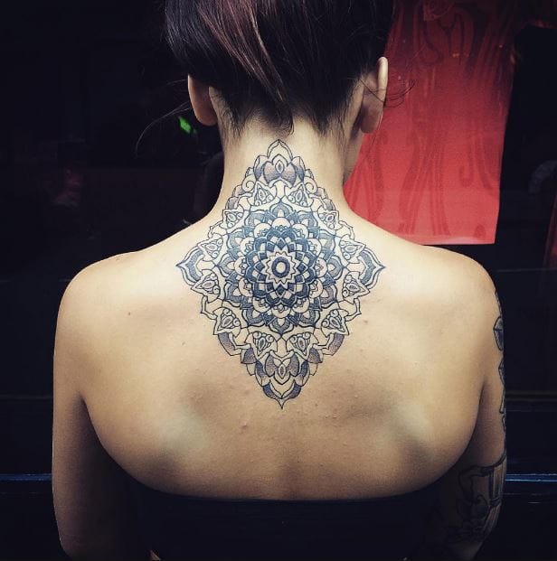 230-cute-back-neck-tattoos-for-girls-2021-with-meaning