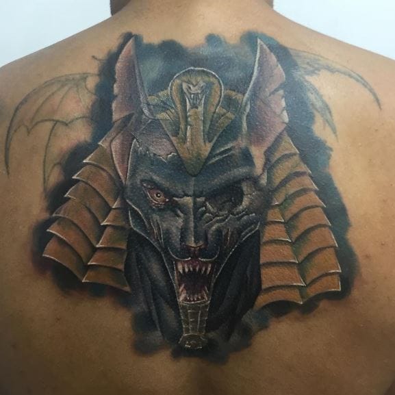 110+ Egyptian Anubis Tattoos For Men (2019) Tribal Designs | Tattoo