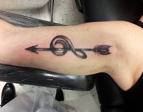 50+ Bow and Arrow Tattoos For Men (2023) *Unique Designs With Meanings*