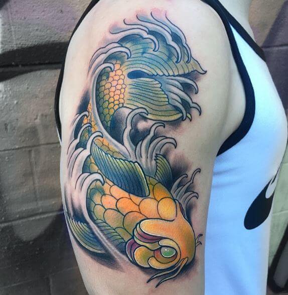 55+ Best Koi Fish Tattoos Designs & Meanings (2023)