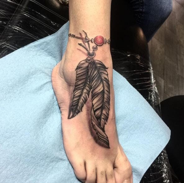 feather bird tattoo ideas