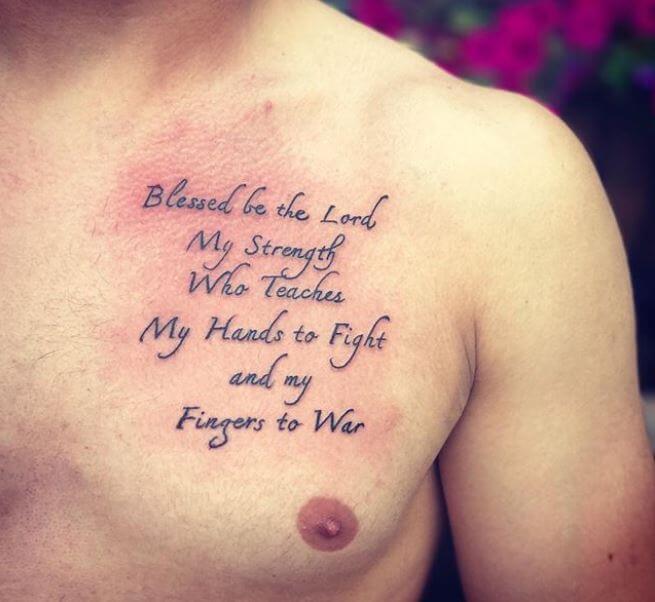 tattoos with meaningful words for men