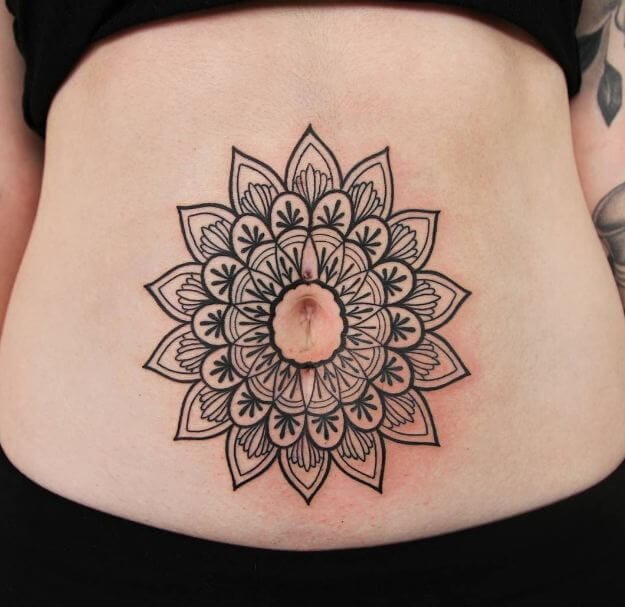 Stomach Tattoo for Women