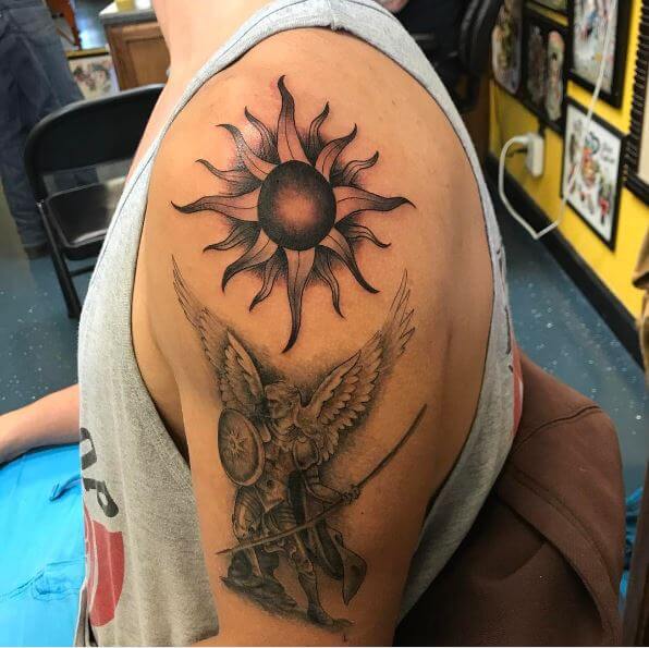 50+ Tribal Sun Tattoos For Guys (2023) Designs With Meaning
