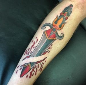 dagger tattoos