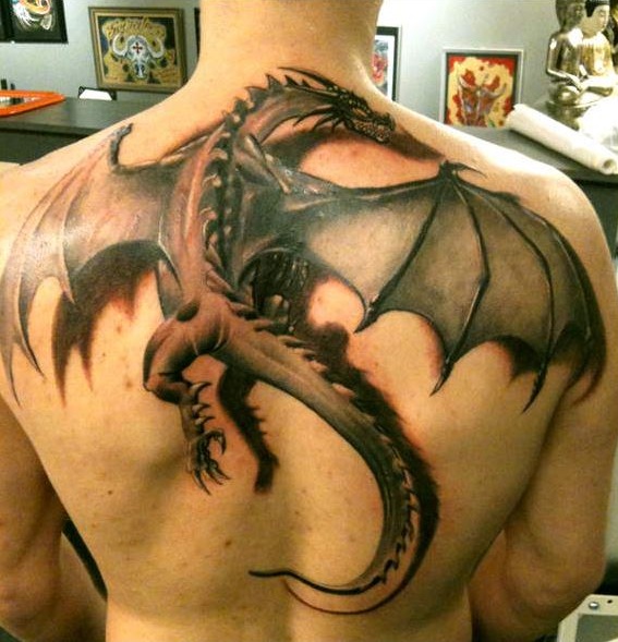 Tattoo tribal shoulder dragon 50 Unique
