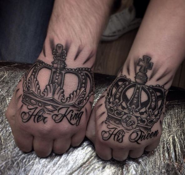3d King And Queen Tattoos