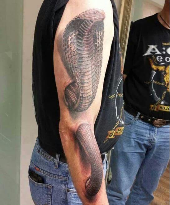 3d Snake Tattoo