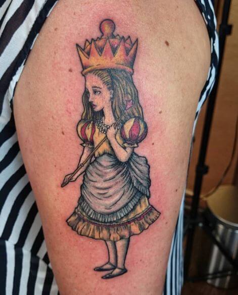 Alice In Wonderland Queen Of HeartsTattoos