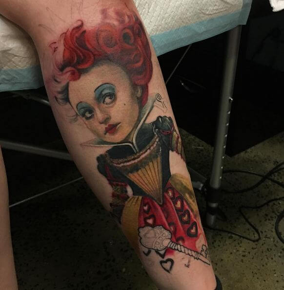 Alice In Wonderland Red Queen Tattoos