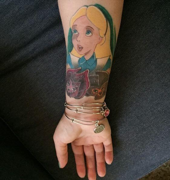Alice In Wonderland Tattoos Pictures