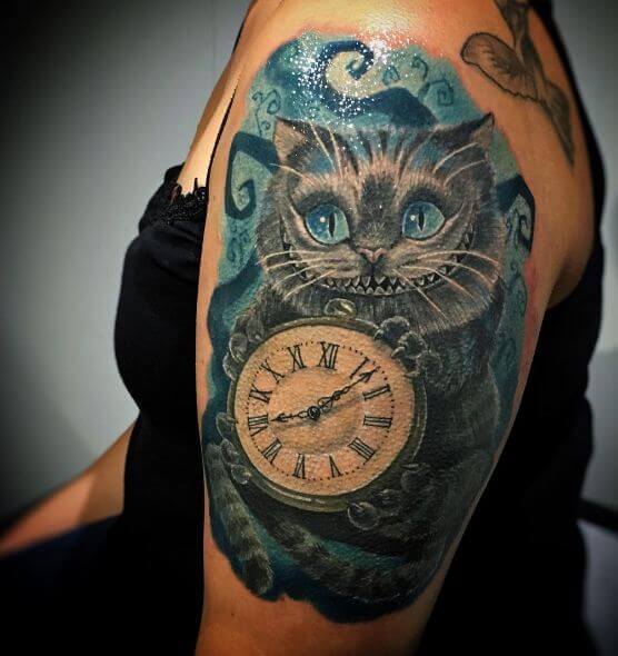 Alice In Wonderland Tattoos For Sleeve