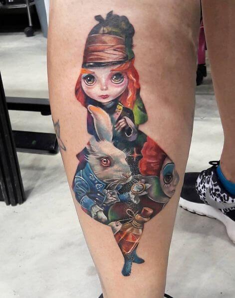 Amazing Alice In Wonderland Tattoos