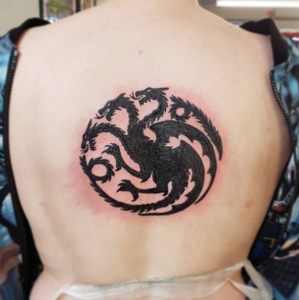 Black Color Dragon Tattoos Design And Ideas