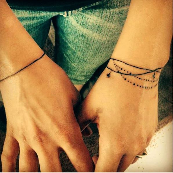 Frau armband handgelenk tattoo Die schönsten