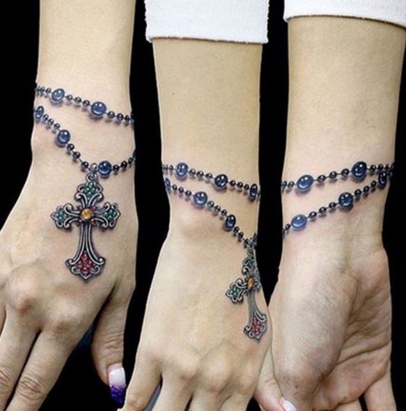 Christian Dot Bracelet Tattoos Design And Ideas