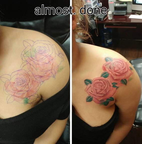 Cover Up Tattoo 23