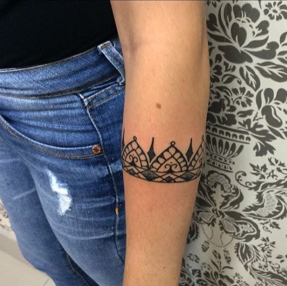 Crown Bracelet Tattoos Design And Ideas