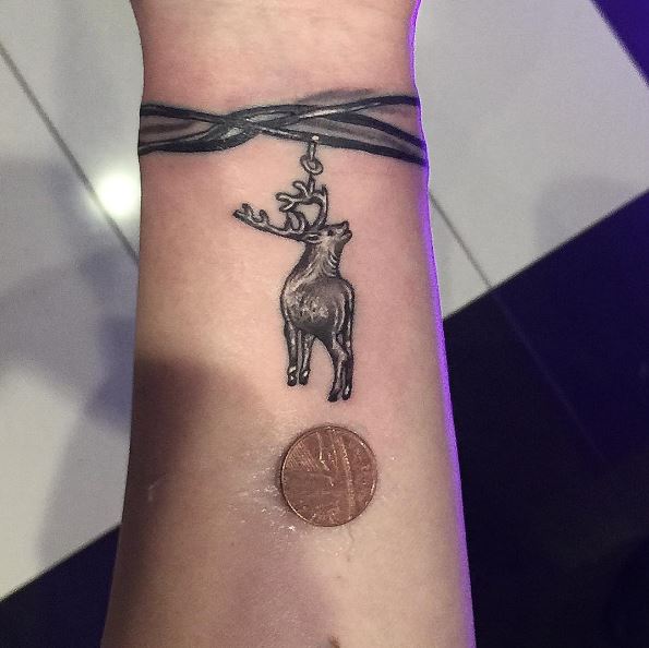 Deer Bracelet Tattoos Design And Ideas