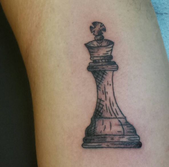 Fantastic Chess King Tattoos Design