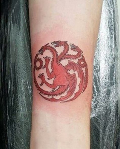 Game Of Thrones Dragon Tattoos Design And Ideas
