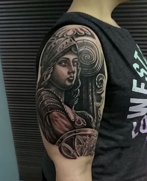 Greek Tattoo On Arm 10