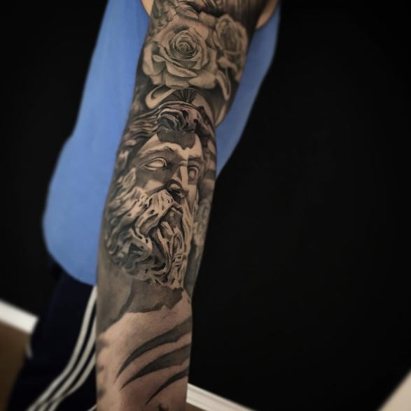 Greek Tattoo On Arm 17