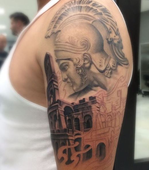 Greek Tattoo On Arm 27