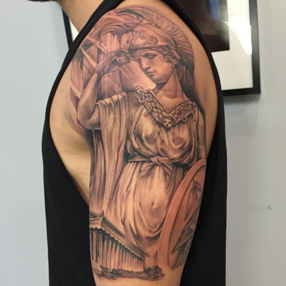 Greek Tattoo On Arm 49