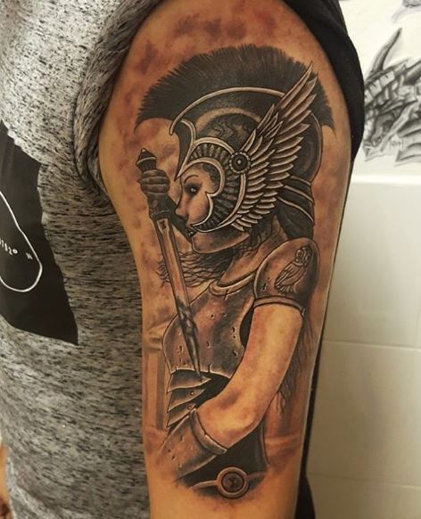 Greek Tattoo On Arm 7