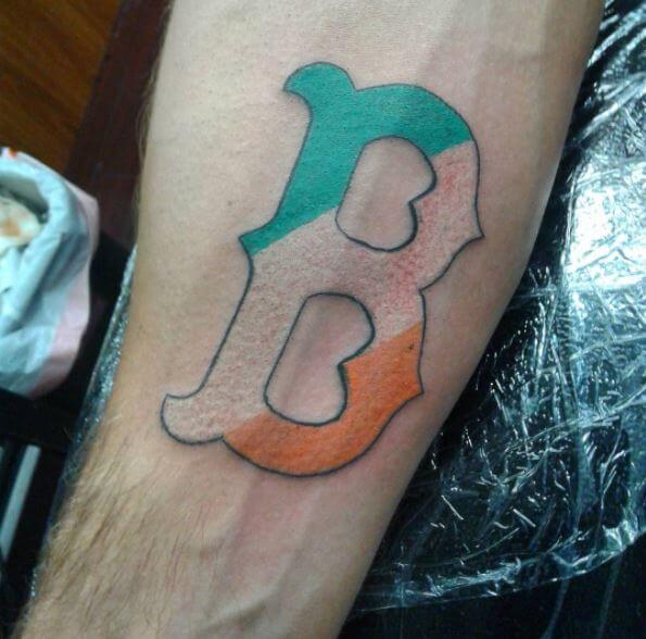 Irish Tattoo Design On Hand