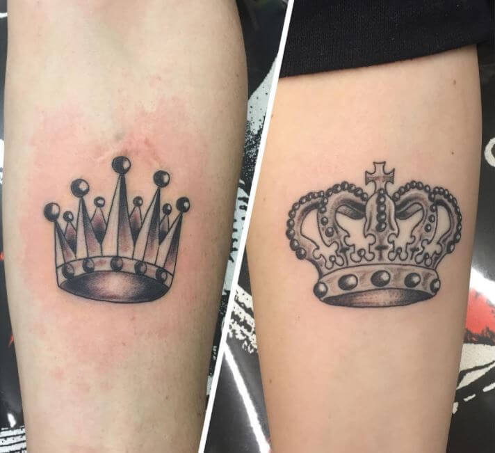 King And Queen New Tattoos