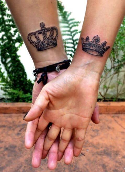 Latest King And Queen Tattoos