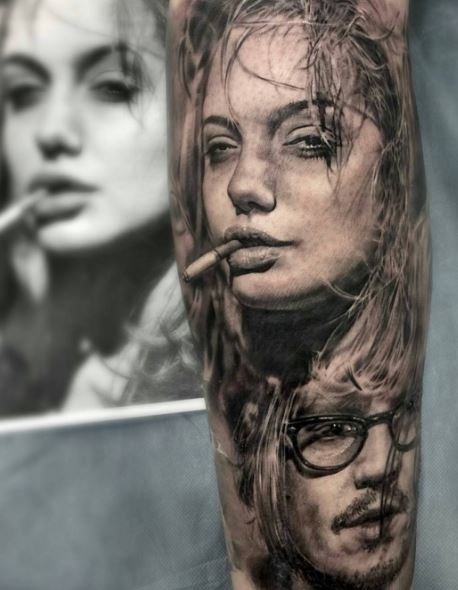 Aggregate 87+ about realistic portrait tattoo super cool -  .vn