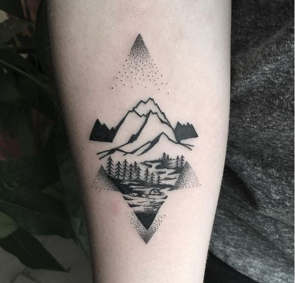 Small Landscape Tattoos Design And Ideas