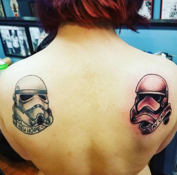 Star Wars Tattoos Design For Women Backside