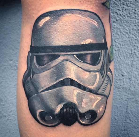 Star Wars Troop Tattoos Design On Legs