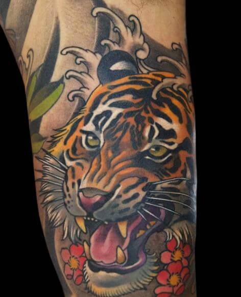Tiger Tattoo On Arm 18