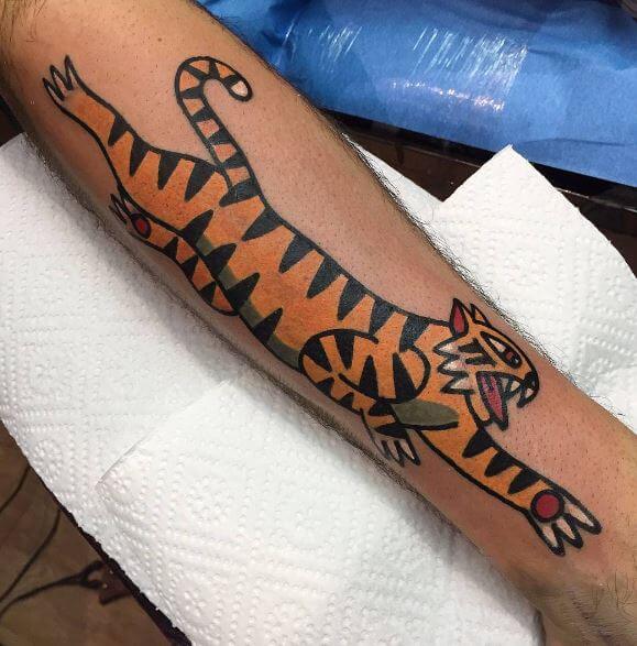 Tiger Tattoo On Arm 21