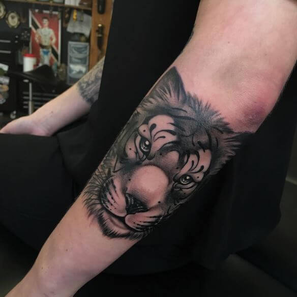 Tiger Tattoo On Arm 23