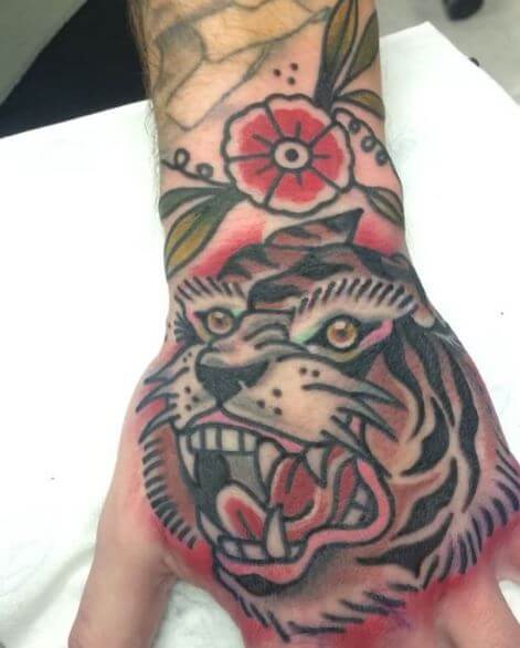 Tiger Tattoo On Arm 26