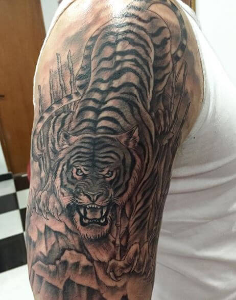 Tiger Tattoo On Arm 3