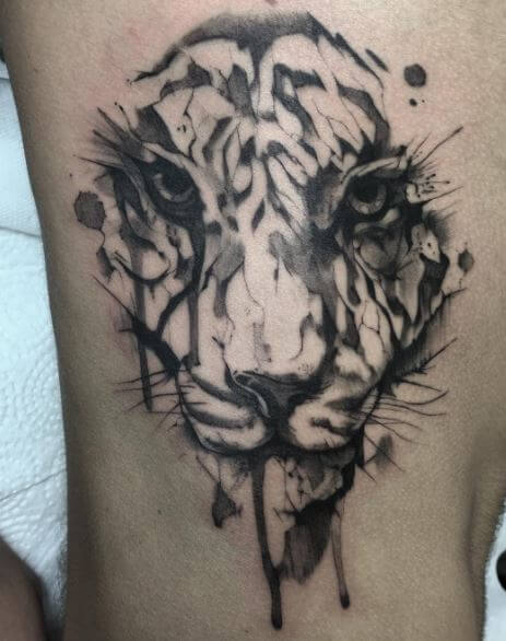Tiger Tattoo On Body 2
