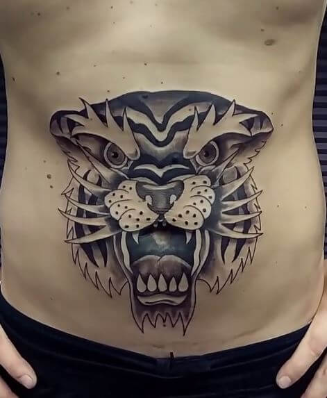Tiger Tattoo On Body