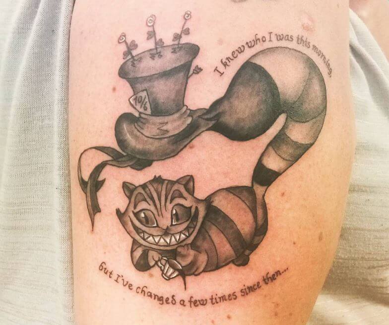 Alice In Wonderland Quote Tattoos