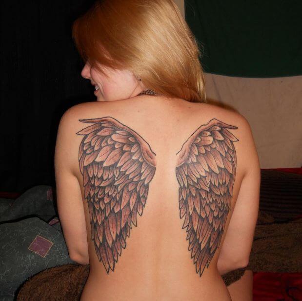 Angel Wing Tattoo For Women