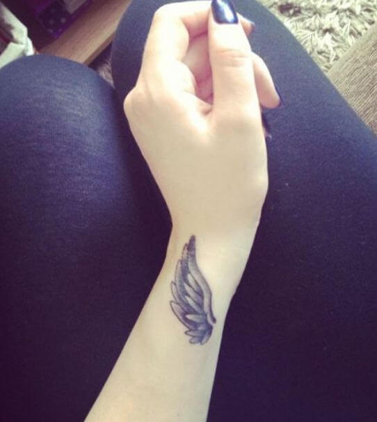 Angel Wing Tattoos On Wrists