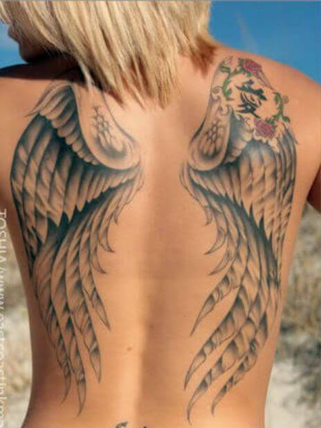 Angel Wing Tattoos Pictures